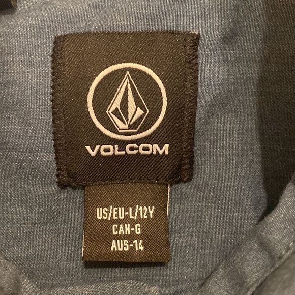 VOLCOM Boys Button Down Long Sleeve Shirt - Picture 4 of 7